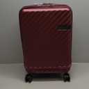LUGGEX Luggage with Spinner Wheels - Expandable Hard Shell Suitcase With Wheels, Carry-On 20-Inch, Cherry