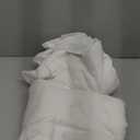 Extra Long Ivory Curtains 132 Inch Length 2 Panels Set Back Tab Neutral Farmhouse Drapes Light Filtering Semi Sheer Linen Curtain 132 Inches Long for Floor to Ceiling Window Patio Sliding Door