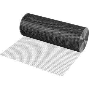 VEVOR Hardware Cloth 24 in x 50 ft, 1/2 in 19 Gauge Galvanized Wire Mesh Roll, Weather-Resistant Vinyl Coated Chicken Wire Fencing, Heavy Duty Welded Garden Plant Fencing for Rabbit Cage Snake Fence
