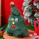 Angoily Festive Animated Christmas Tree Toy with Swinging Legs, Creative Wobbling Holiday Decoration for Kids and Adults, Fun Walking Xmas Ornament