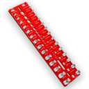 49-Piece Nut and Bolt Thread Checker | 15 Metric & 15 Standard Sizes with 19 Drill Gauges, Wall-Mountable Bolt Size Finder for Quick Identification (DIY/Automotive/Industrial)