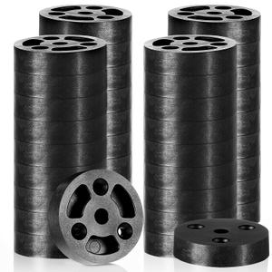Moxweyeni 40 Pcs 2" x 1/2" Deck Board Ledger Spacers Bulk Drainage Spacer Building Tool Thick Polypropylene Prevent Rot from Occurring at Deck Ledger Connection Stair Stringers Shade Structures