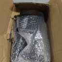 Otoolling Adjustable Headboard Brackets for Metal Bed Frame, Universal Metal Bed Frame Wall Mounting Brackets for Headboard with Footboard Extension Kit for Twin Full Queen King, Matte Black 2 Packs