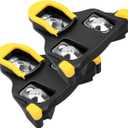Thinvik Bike Cleats for Shimano SPD-SL System Pedals Compatible with SH11 Road Bicycle Replacement Cleats & Indoor Cycling for Three-Hole Cycling Shoes Men Women