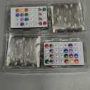 2 Pack Fairy Lights Battery Operated Color Changing String Lights with Remote, 16.4FT Twinkle Lights USB Plug or Battery Powered, Outdoor Christmas Decorations for Bedroom Wedding Party Indoor