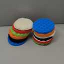 BBTO 12 Pieces Buffing Polishing Pads 6 Inch Compound Buffing Sponge Pads Cutting Polishing Kit for Car Buffer Compounding and Waxing