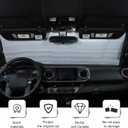 Car Windshield Sun Shade Compatible with Toyota Tacoma 2006-2026 Auto Windshield Sunshades Foldable Blocks UV Rays Sun Visor to Keep Your Vehicle Cool and Damage Free (Style C)