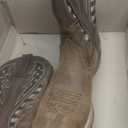 Ariat Mens Hybrid VentTEK Western Boot Distressed Brown/ American Flag 11.5 Wide