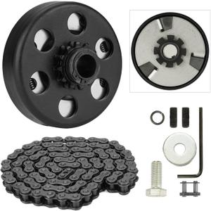 Centrifugal Clutch, Go Kart Clutch 3/4 Bore 12T with #35 Chain for Go Kart Minibike Honda Engines GX160 GX200 GX140 GX120 GC160 GC190, With 2pcs Set Screws and 1pc Connecting link
