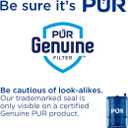 PUR Plus Horizontal Faucet Mount Filtration System with 3-in-1 Lead Reducing Filter, Water Filter for Sink, Lasts 100 Gallons, Compatible with Sinks with External Aerators, Metallic Grey