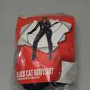 Morph Black Catsuit For Women Leather Jumpsuit Women's Adult Black Cat Suit Halloween (Small)