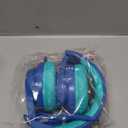 iClever HS19 Kids Headphones with Microphone for School, Volume Limiter 74/85dBA, Over-Ear Girls Boys Headphones for Kids with Shareport, Foldable for iPad/Travel (Navy Blue)