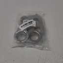 6PCS Heavy Duty Stainless Steel Closet Pole Sockets Rod End Support Flange Rod Holder Set Wall Mount Pipe Bracket with Screws for Closet Wardrobe Shower Curtain Rod (Fit 33mm / 1.3", Silver)