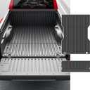 powoq 6FT Truck Bed Mat Compatible with 2024-2026 Toyota Tacoma Bed Liner Tailgate Mat TPE Bed Mat Truck Liner Replacement for 2024 2025 2026 Toyota Tacoma Accessories