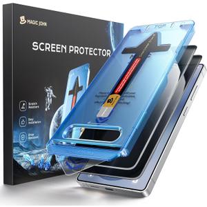 MAGIC JOHN for Samsung Galaxy S26 Ultra Privacy Screen Protector 6.9inch, 28Anti Spy, Fast Easy Installation, Tempered Glass, Fingerprint Unlock, Bubble Free, Anti-Scratch, 2 PACK