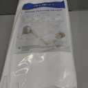 Feather Pillows Queen Size Set of 2 - Goose Down Hotel Bed Pillow for Sleeping, Soft 600 Thread Count Cotton Cover, Fluffy Support Surround Fill Polyester for Side, Back and Stomach Sleepers