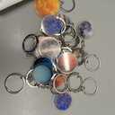 Eersida 20 Pcs Solar System Planet Keychain Hanging Galaxy Keychain Outer Space Party Favors Globe Planets Gift for Party Supplies Birthday Space Enthusiasts