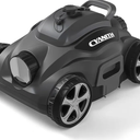 110 Mins Runtime Pool Vacuum for Above Ground Pool, Cordless Robotic Pool Cleaner for Flat Inground Pools up to 1,076 Sq. Ft, Automatic Self-Parking with Dual Strong Brushless Suction Motors