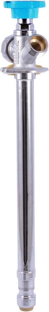 SharkBite 10 Inch Frost Free Sillcock, 1/2 x 3/4 Inch MHT, Push to Connect Brass Plumbing Fitting, PEX Pipe, Copper, CPVC, PE-RT, HDPE, 24629LF