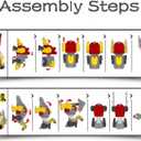 Deformation Combination Toy 5 in 1 Dinosaur Action Figure Robot for Kids