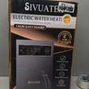 14kW Tankless Water Heater Electric, SIVUATEK 240V Instant On-Demand Hot Water Heater, 2 Point of Use, Self-Modulating, ETL Certified, Endless Water Supply for Home