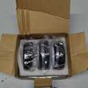 ILYXY LED Puck Lights with Remote, 3 Pack Under Cabinet Lighting, Battery Operated Push Light, Dimmable & Color Changing Tap Lights, Stick-On, Shiny Black