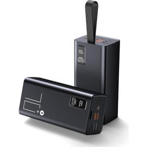 Portable Charger 70000mAh Power Bank High Capacity, 30W PD & QC 3.0 Fast Charging, 5 Output 2 Input USB-C Battery Pack with LED Display for Phone Tablet Camera & Camping Outdoor Travel Party