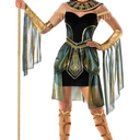 Morph Cleopatra Plus Size Egyptian Costume for Women - Halloween Dress XS (Dress, Armbands)