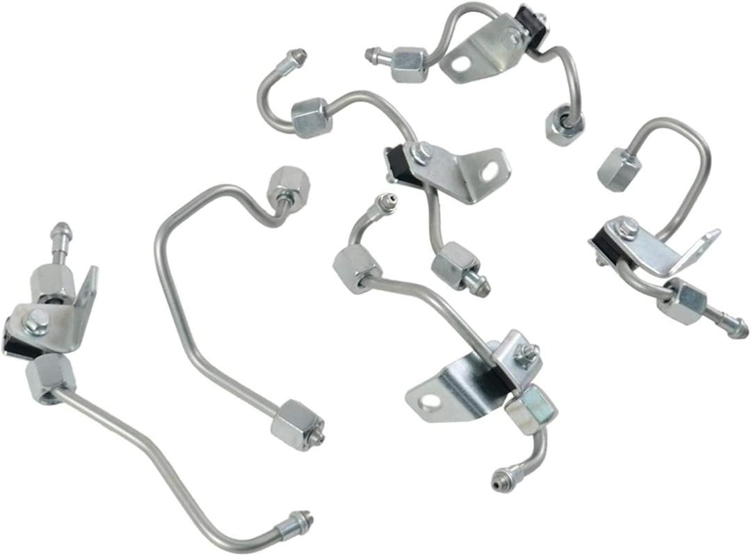 6pcs Fuel Injector Supply Lines Replacement# 5086872AB 5086871AA 5086873AB 5086876AD Fit 2003-2009 Ram 2500 3500 5.9L