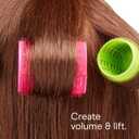 Conair Heatless Hair Curlers, Self-Grip Hair Rollers for Women Provide Lift & Volume, Assorted Sizes & Colors, 31 Count with Reusable Zippered Bag