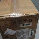 Black Pedestal Side Table 14.56'' Dia, Modern Accent End Table, Fluted Base Design, Minimalist Drink Table for Small Space Living Room, Bedroom