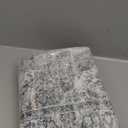 SIILOOM 2x3 Washable Rug for Entryway, Grey Blue White Boho Low-Pile Printed Area Rugs Soft Non-Slip Indoor Door Mat, Vintage Oriental Throw Carpet for Entrance Farmhouse Kitchen Foyer Bedside