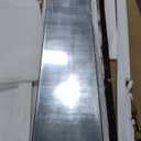 Solid Wood Rotary Full Length Mirror Coat Rack, 70" x 20" Oversize Standing Mirror Full Length, Floor Mirror for Bedroom, Living Room, Entryway (Black)