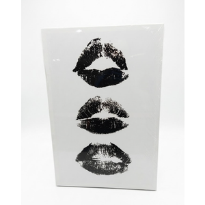 Stylish Black Lips Print for Wall Art Decor - Ideal for Powder Rooms, Dorm Rooms and Bedrooms, Preppy Black Lips Wall Poster for Women with Trendy and Stylish Designs, 23.5 x 15.5