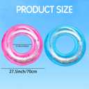 Inflatable Pool Floats, Swim Tubes Rings Water Toys for Kids Gifts Lake Game Hawaiian Beach Summer Swimming Pool Party Favors
