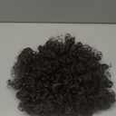 Yuehong Short Fluffy 70s 80s Disco Afro Wigs Synthetic Anime Cosplay Fancy Funny Wigs for Unisex Men Women (Dark Brown)