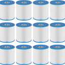 29007E Type H Pool Filter Cartridge Replacement Compatible with Intex 330 GPH Filter Pump, 28201, 28201EH, 28601EG, 28701EH Above-Ground Swimming Pools (12 Pack)