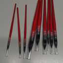 9Pcs Synthetic Squirrel Hair Watercolor Paint Brushes Set Professional Paint Brush Set,Round Synthetic Squirrel Hair Watercolor Mop Brushes, for Artists, Amateur Painting Lovers