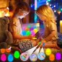 24 Pack Easter Party Favors for Kids,Easter LED Light Up Finger Lights Easter Basket Stuffers for Kid Toddler Teens Boys Girls Easter Egg Hunt Filling Treats Easter Basket Stuffers Easter Party Favor