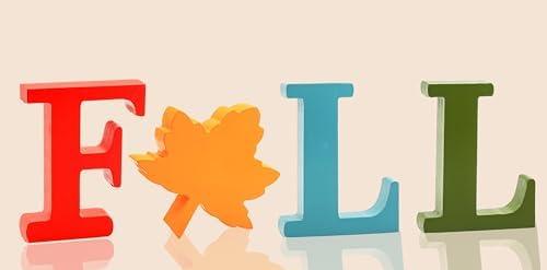 Pack Of 2 Fall Decorations for Home, 4 Pcs Letters FALL Wooden Signs Tabletop Centerpieces, Autumn Table Decorations - Autumn Decor for Thanksgiving Home Kitchen Harvest Party Decor Pack Of 2 Fall Decorations for Home, 4 Pcs Letters FALL Wooden Signs Tabletop Centerpieces, Autumn Table Decorations - Autumn Decor for Thanksgiving Home Kitchen Harvest Party Decor