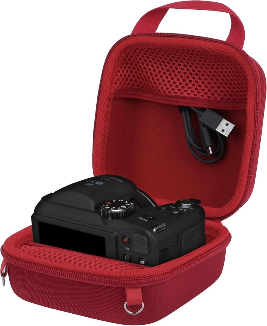 Hard Case Replacement for KODAK PIXPRO AZ405/AZ425/AZ255/AZ401/AZ528 Digital Camera (Red Case)