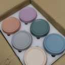 YUNCANG 6-pack Overnight Oats Containers with Airtight Lids, 16 oz Wide Mouth Mason Salad jars, Glass Food Storage Containers for Sugar Spice Yogurt Snacks