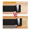 Grip Tape - Heavy Duty Anti Slip Tape, Grip Tape Grit Non Slip for Stairs Outdoor/Indoor, Waterproof High Traction Stairs Non Skid Tape, Durable Triple Layer Adhesive (6 Inch x 36 Feet)