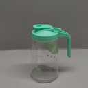 Mason Jar Pitcher, 32 oz Glass Milk Pitcher, Wide Mouth & Leakproof Glass Pitcher with Lid for milk, Sun Tea, Juice, Cold Brew Coffee and Drinks