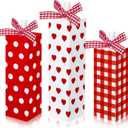 Geetery Valentine's Day Decorations for Home Valentines Table Block Sign Valentine Tiered Tray Decor Rustic Farmhouse Tabletop Centerpieces for Wedding Anniversary Party Shelf(Love Style)