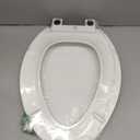 KOHLER Cachet ReadyLatch Elongated Slow Close Toilet Seat, White