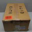 Illus Modern LED Ceiling Fan With Light and Remote, 5-Blade, 6 Speeds, 3CCT, Dimmable, Reversible, Quiet, Black, 42 inch