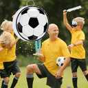 Hooqict Soccer Ball Pinata with Blindfold and Bat Stick Soccer Birthday Party Decorations for Kids Boys Men Sports Themed Party Supplies School Classroom Activities