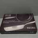 Lorchy Home 12" Hybrid Nonstick Frying Pan, Large Stainless Steel Ceramic Nonstick Skillet, Non Stick Pan for Family Meals & Steak, Stay-Cool Handle, Induction Compatible, Oven Safe