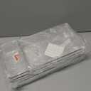 6 Pack Large Clear Plastic Drawer Organizer Trays, Acrylic Kitchen Drawer Organization and Storage Dividers, Non-Slip Storage Bins for Makeup, Kitchen Utensils, Bathroom, Jewelries and Office Desk